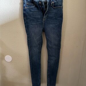 We The Free Dark Blue Skinny Jeans